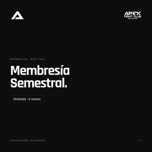 Membresia Muay Thai Semestral