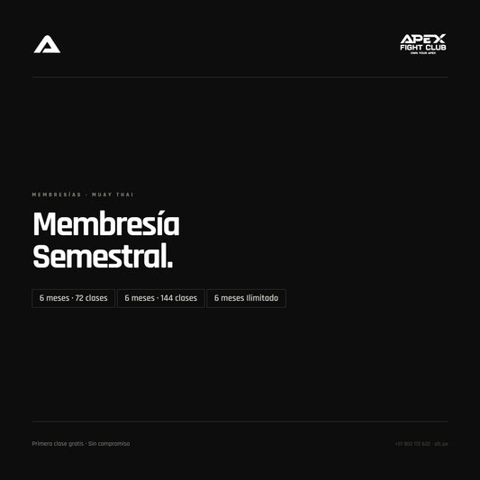 Membresia Muay Thai Semestral